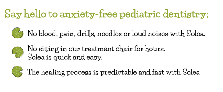 anxiety free pediatric dentistry infographic